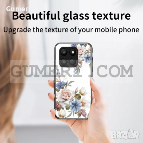 Гръб с Цветя за Huawei Honor  Honor X7d, снимка 6 - Калъфи, кейсове - 53258412