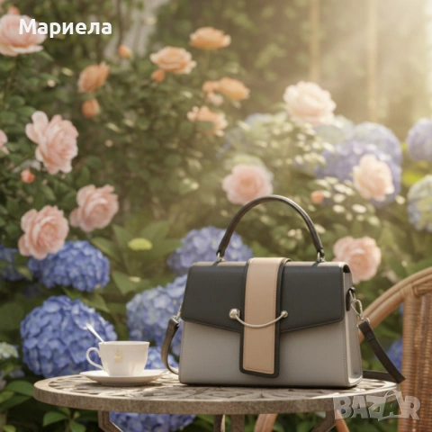 Елегантна дамска чанта в 7 цвята - компактна и стилна за всеки повод, снимка 3 - Чанти - 53342313