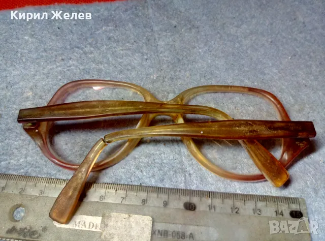 СТАРИ РЕТРО МОДЕЛ ДИОПТРИЧНИ ОЧИЛА 47778, снимка 3 - Антикварни и старинни предмети - 47540121