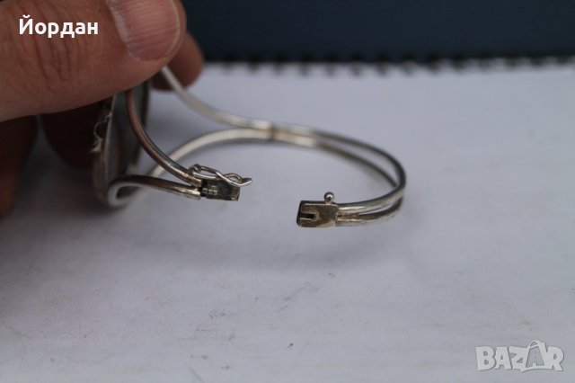 Дамска сребърна гривна, снимка 8 - Гривни - 38883450