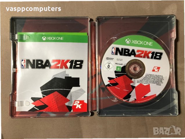 NBA 2K18 за XBOX ONE метална кутия, снимка 2 - Игри за Xbox - 35950001