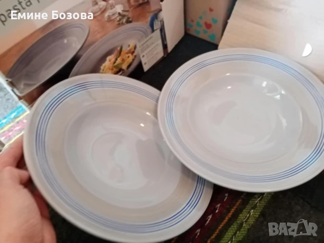 сервиз за храна 18 части, чинии за паста, снимка 8 - Сервизи - 50949454