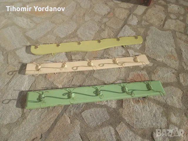 Дървени закачалки.-3 броя., снимка 3 - Антикварни и старинни предмети - 47881749