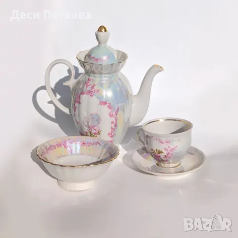 Сервиз за чай три части, снимка 1