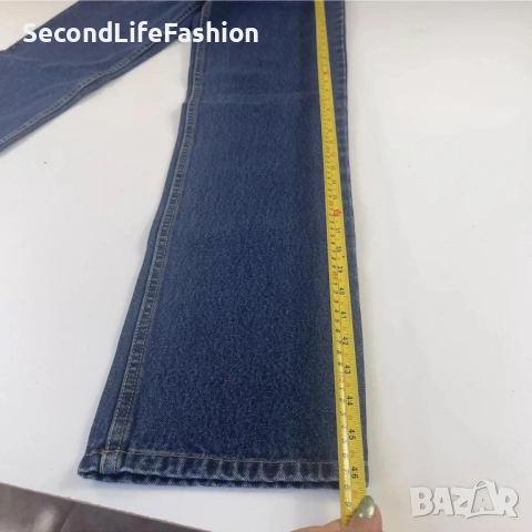 Винтидж дънки Bram’s Paris, мъжки размер W30 W36, тъмносини, нови, снимка 7 - Дънки - 53020326