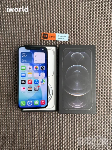 100% 🔋 256Gb⚠️ iPhone 12 Pro лизинг от 17€/мес❗️ Graphite ⚠️ КАТО НОВ, снимка 10 - Apple iPhone - 56007314
