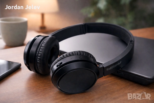 Philips TAH4205XT Bluetooth слушалки, силен бас, до 29 часа батерия