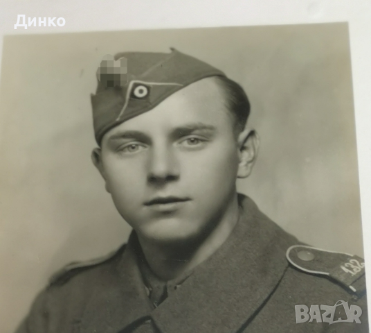 Снимка на немски войник от ВСВ оригинал , снимка 2 - Антикварни и старинни предмети - 44632736