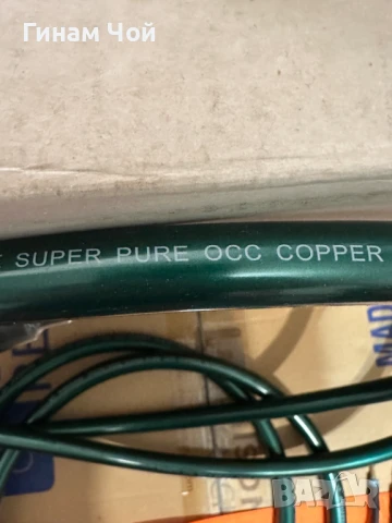Продавам спикер кабел - 2 х 2,5М ОСС мед, снимка 2 - Ресийвъри, усилватели, смесителни пултове - 51081634
