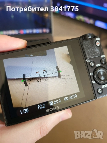 Sony RX100 Mark 2 отличен, снимка 6 - Фотоапарати - 52857569