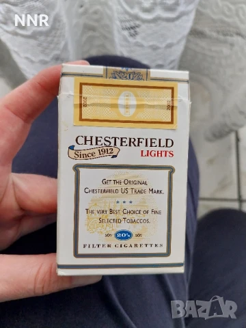 Кутия от цигари Chesterfield Честърфийлд , снимка 2 - Колекции - 50978651