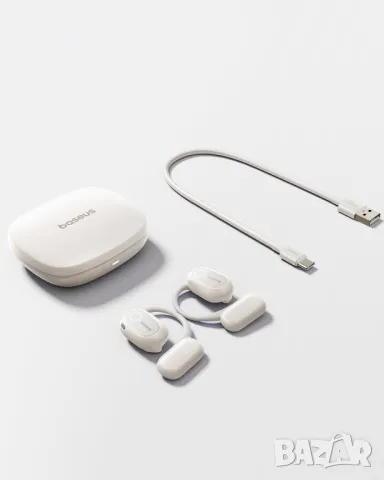 Слушалки с отворено ухо Baseus Bowie MF1 Bluetooth 5.4, ENC, IPX4, снимка 9 - Безжични слушалки - 49493959