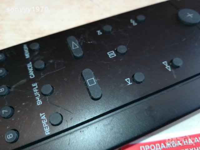 FINEARTS CD PLAYER REMOTE 2202221933, снимка 8 - Други - 35882070