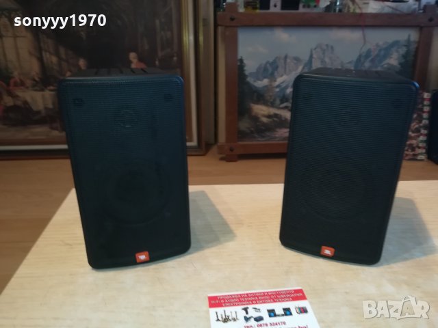 jbl-2бр тонколони 19х12х11см-внос германия, снимка 11 - Тонколони - 35911809