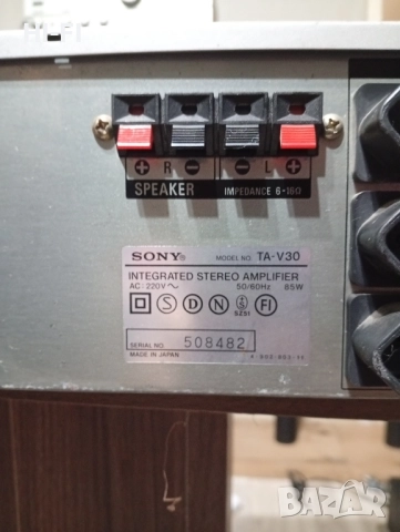 Sony ta-v30, снимка 6 - Ресийвъри, усилватели, смесителни пултове - 52222003