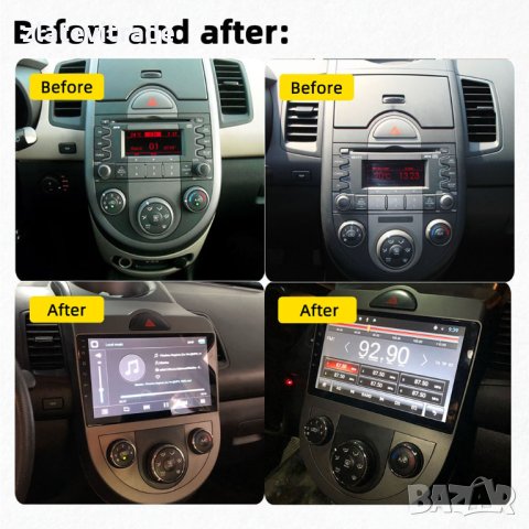KIA SOUL 2010- 2013 - 9" АНДРОИД НАВИГАЦИЯ, 9634, снимка 6 - Навигация за кола - 41685855