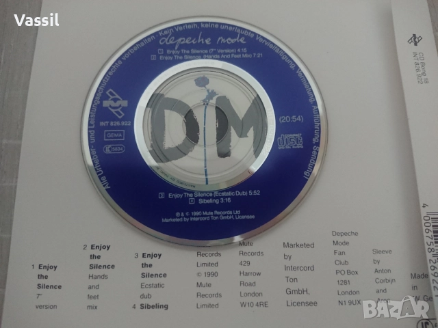 DM depeche mode Dave Gahan erasure Alphaville The Cure CD maxi VHS, снимка 9 - CD дискове - 29500464