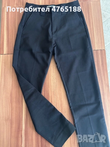 Черен официален панталон BERSHKA 