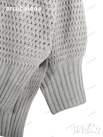 Ежедневен дамски пуловер със странична цепка - 023, снимка 3 - Блузи с дълъг ръкав и пуловери - 42678217