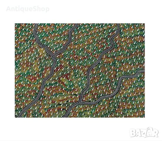 Картина, водата, репродукция, фотографски печат, Тодор, Велин, Todor Velin, аборигенска, живопис, снимка 2 - Картини - 50417202