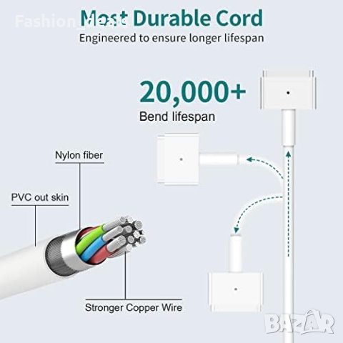 Ново Зарядно устройство за Mac Book Pro 85 W/резервен захранващ адаптер с T-Tip, снимка 6 - Захранвания и кутии - 41651409