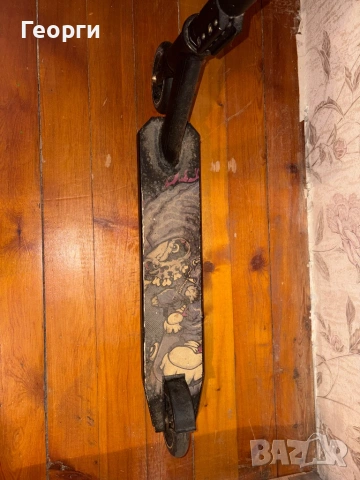 Черна тротинетка, снимка 3 - Велосипеди - 53244500