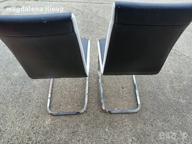 2 бр кожени стола, снимка 3 - Столове - 49422784