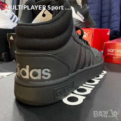  Adidas Hoops 3.0 Mid | Оригинални мъжки кецове, снимка 12 - Спортни обувки - 39472577