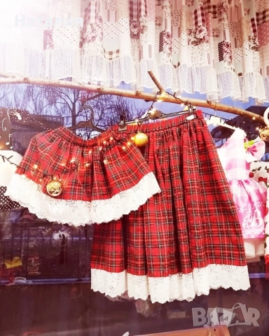 Пола Каре с дантела