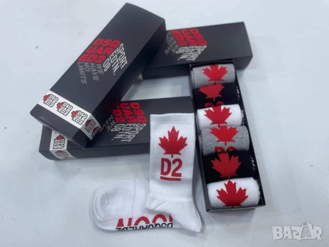 чорапи в кутия emporio armani nike palm angels balenciaga philipp phlein gucci , снимка 15 - Дамски чорапи - 51299720