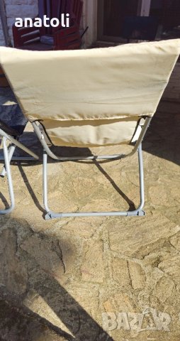 черен сгъваеми стола Relax от германия , снимка 5 - Столове - 44494496