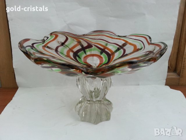 старо кристална купа фруктиера