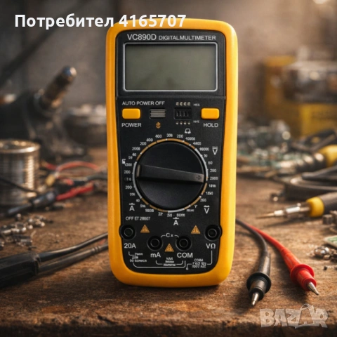 Цифров мултицет - за професионална и домашна употреба DT-890D и VC890 C+