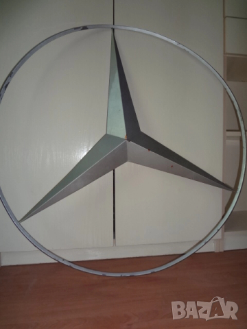 Огромна метална емблема на Mercedes Benz, снимка 4 - Аксесоари и консумативи - 52923282