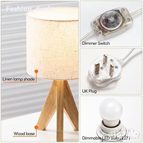 Нова Лампа за нощно шкафче с възможност за затъмняване/LED лампа, снимка 7 - Други - 41446971