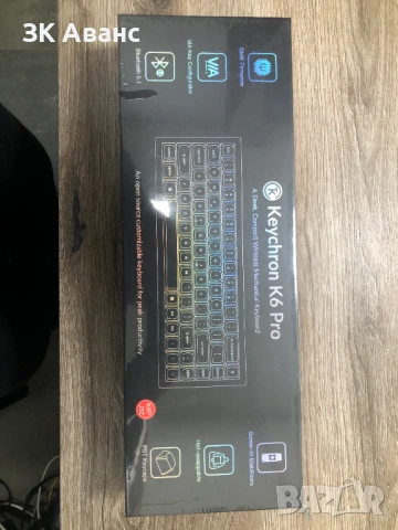 Клавиатура Keychron K6 pro, снимка 2 - Клавиатури и мишки - 53172030