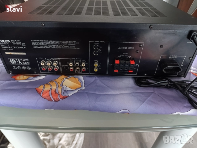 Processor/Усилвател Yamaha DSP-E580 , снимка 8 - Ресийвъри, усилватели, смесителни пултове - 52948270