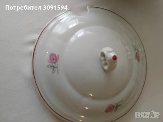 Супник ретро винтидж български порцелан Изида, снимка 7 - Други ценни предмети - 49708445