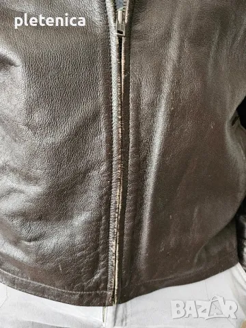 Мъжко кожено яке GAP , снимка 4 - Якета - 49976254