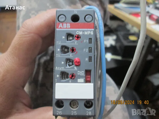 Реле за контрол на напрежението на шина DIN CM-MPS, снимка 6 - Друга електроника - 48194288
