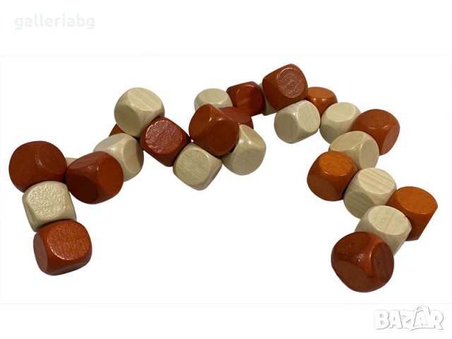 Дървен 3D пъзел кубчета на рубик, снимка 2 - Образователни игри - 41487609