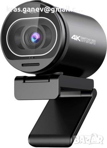 EMEET 4K уеб камера S600, HD 1080P уеб камера за компютър