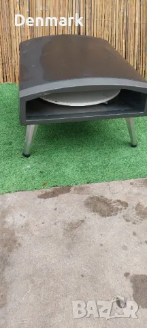 Газова фурна за пица с въртящ се камък за пица 