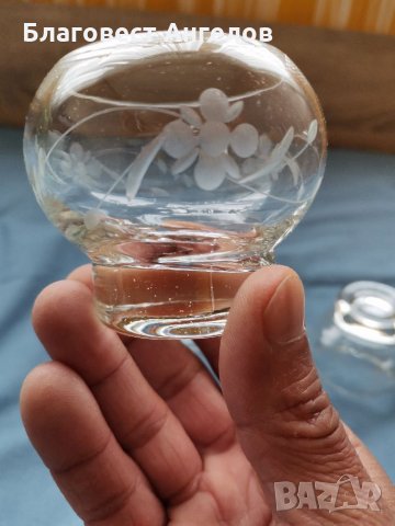 Стъклени чаши за ракия, снимка 3 - Чаши - 36010705