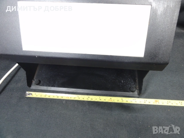 СТАР РЕТРО НАСТОЛЕН ДЕТЕКТОР ЗА ФАЛШИВИ БАНКНОТИ UV ЛАМПА, снимка 6 - Антикварни и старинни предмети - 53097220