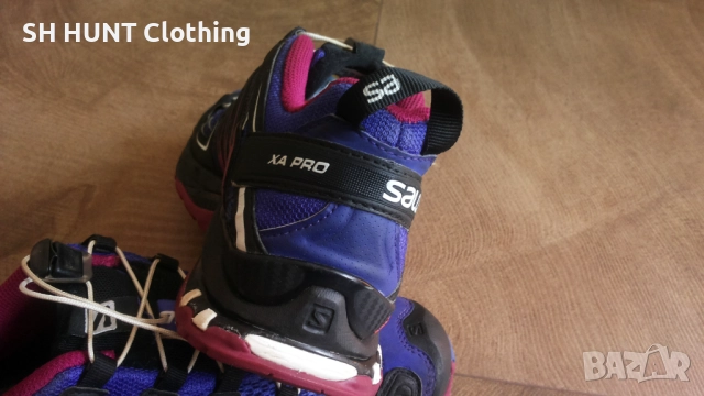 SALOMON XA PRO 3D Размер EUR 36 2/3 / UK 4 дамски детски маратонки 191-14-S, снимка 7 - Маратонки - 52652241