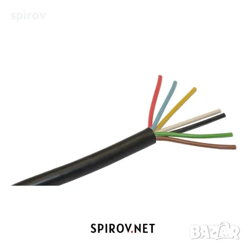 Кабел за светлини на ремарке 7×0.75mm² 8м