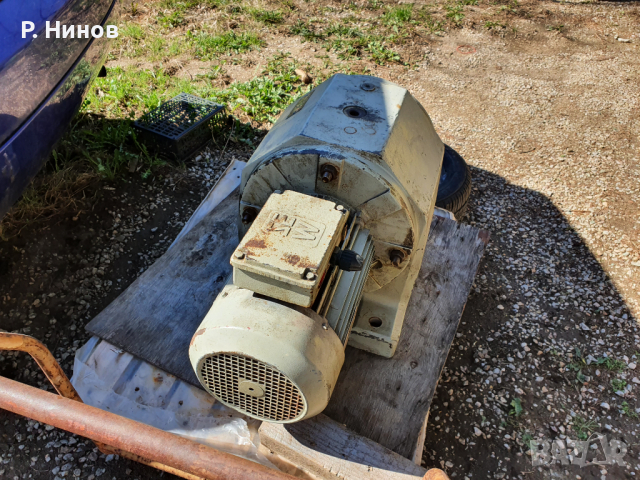 ел.двигател / електромотор с редуктор 140 оборота в минута 5.5 kW, снимка 8 - Електродвигатели - 36479878