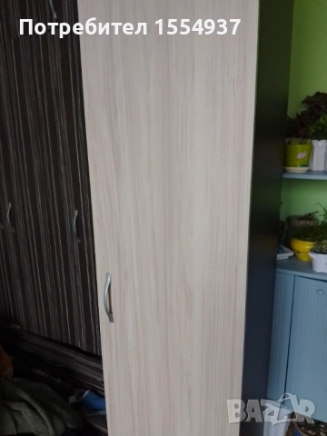 Еднокрилен гардероб 190 см