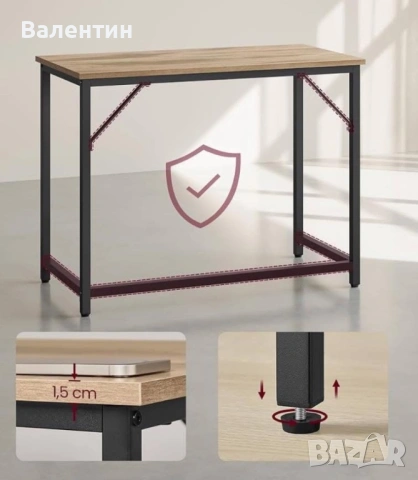 Офис бюро VASAGLE, снимка 7 - Бюра - 53746191